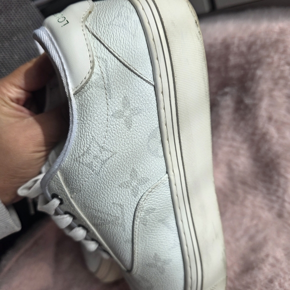 Louis Vuitton ALIKE Men's Grey and White Trainers SIZE 41 - Picture 5 of 16